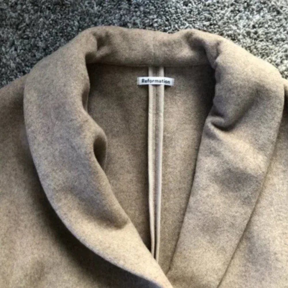 Reformation Greenwich Coat - Camel - Picture 4 of 6